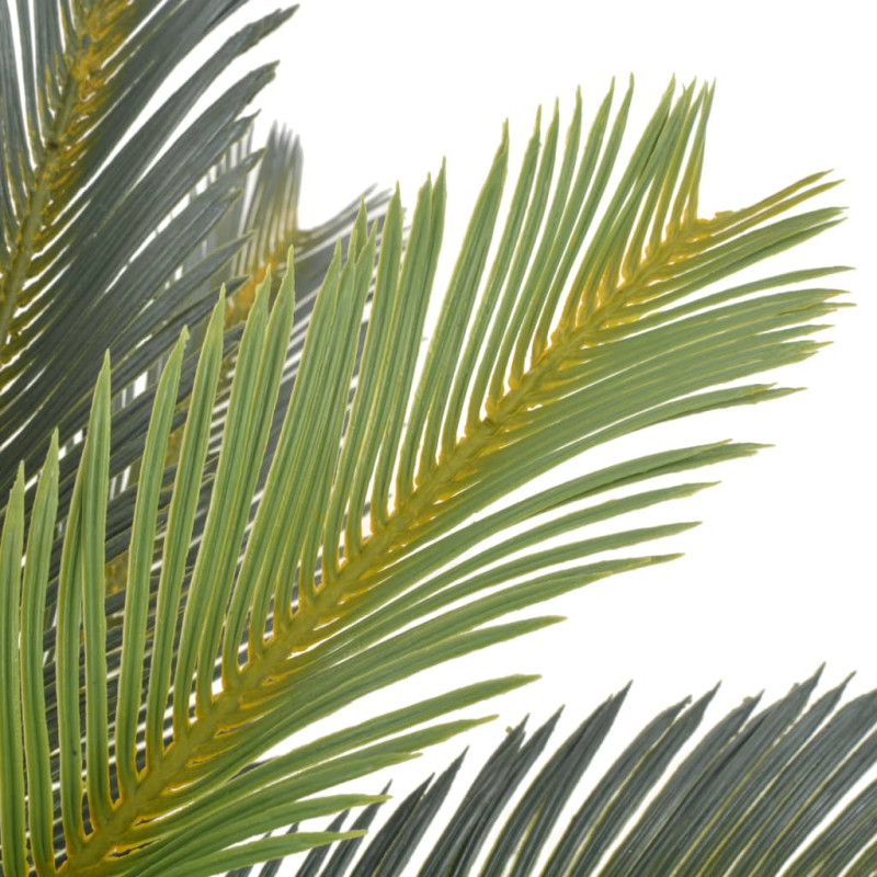 Produktbild för Konstväxt Cycas med kruka 90 cm grön