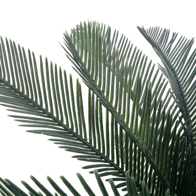 Produktbild för Konstväxt Cycas med kruka 125 cm grön