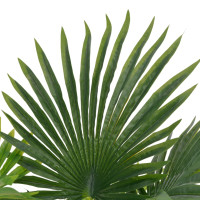 Miniatyr av produktbild för Konstväxt Palm med kruka 70 cm grön