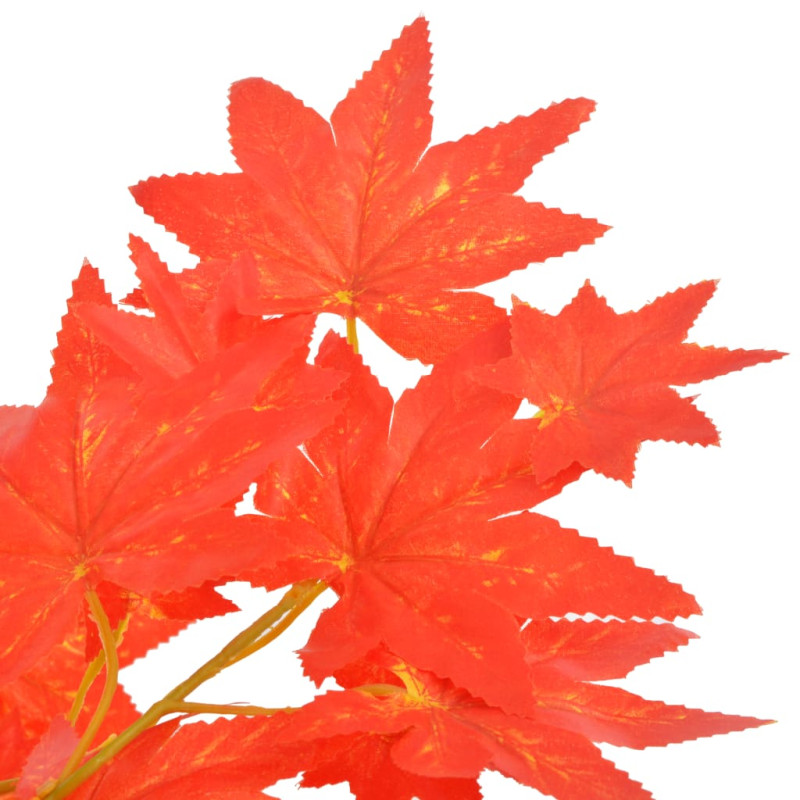 Produktbild för Konstväxt Lönnträd med kruka 120 cm röd