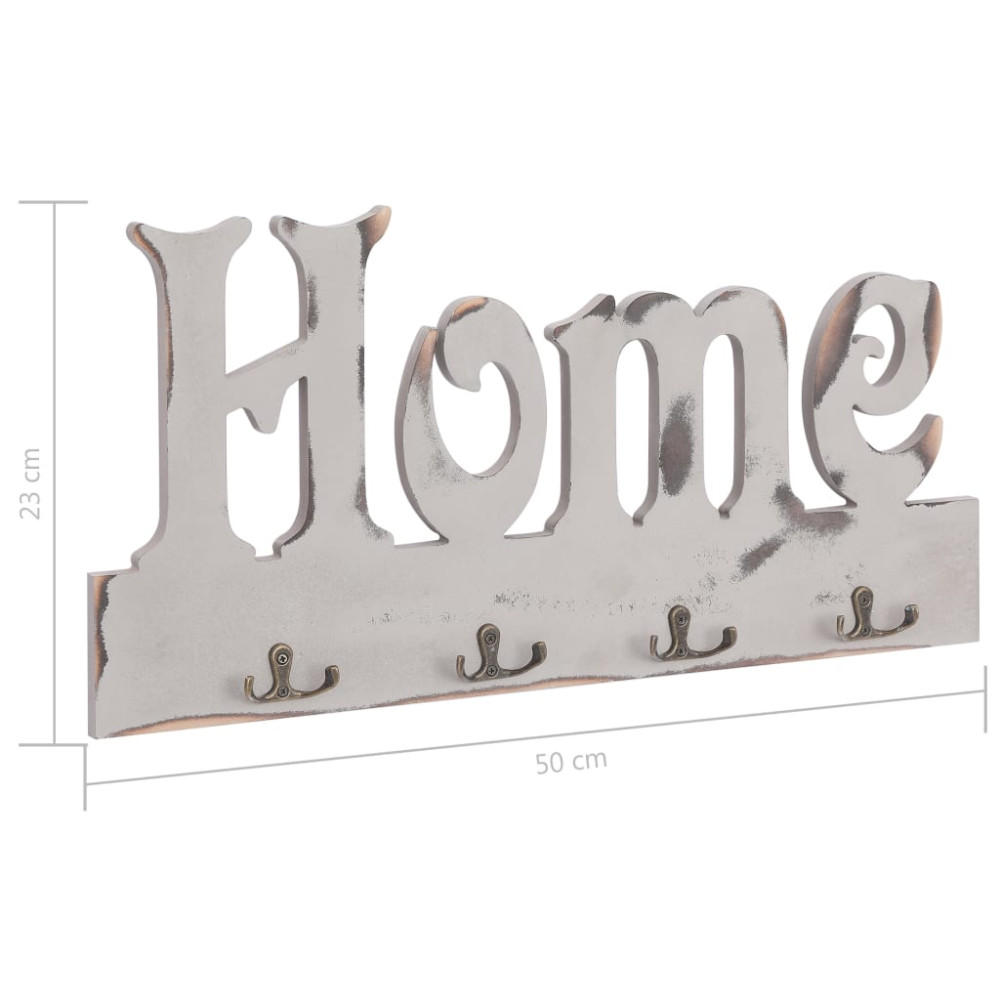 Produktbild för Väggkrokar HOME 50x23 cm
