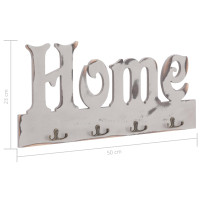 Produktbild för Väggkrokar HOME 50x23 cm