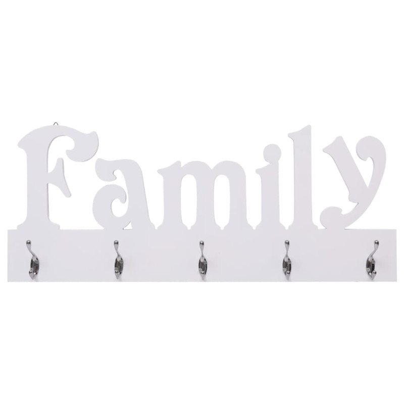 Produktbild för Väggkrokar FAMILY 74x29,5 cm
