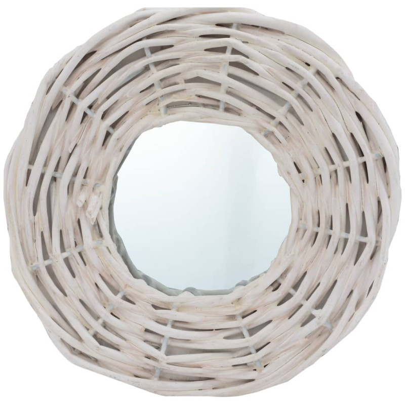 Produktbild för Speglar 3 st vit 15 cm korgmaterial