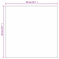 Produktbild för Väggspeglar 2 st 50x50 cm fyrkantig glas