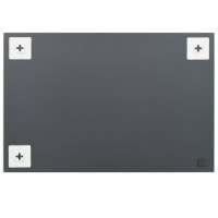Produktbild för Väggspeglar 2 st 60x40 cm fyrkantig glas