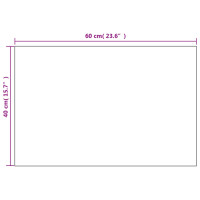 Produktbild för Väggspeglar 2 st 60x40 cm fyrkantig glas