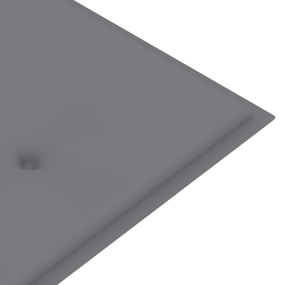 Produktbild för Trädgårdsbänk 3-sits med dyna 150 cm massivt eukalyptusträ