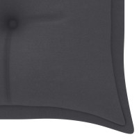 Produktbild för Trädgårdsbänk 3-sits med dyna 150 cm massivt eukalyptusträ