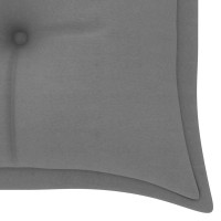 Produktbild för Trädgårdsbänk 3-sits med dyna 150 cm massivt eukalyptusträ