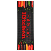 Produktbild för Köksmatta maskintvättbar Hot & Spicy 60x300 cm