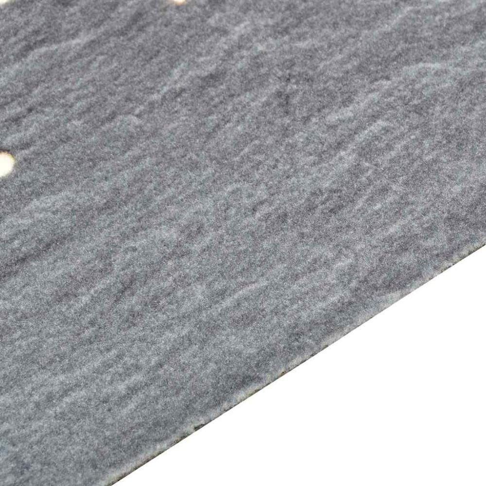Produktbild för Köksmatta maskintvättbar peppar 60x180 cm