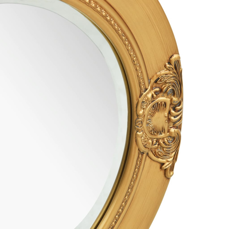Produktbild för Väggspegel barockstil 50 cm guld