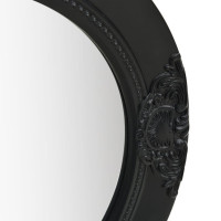 Miniatyr av produktbild för Väggspegel barockstil 50 cm svart