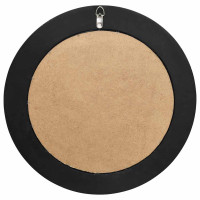 Produktbild för Väggspegel barockstil 50 cm svart