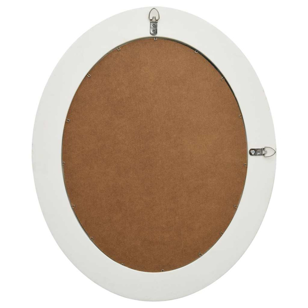Produktbild för Väggspegel barockstil 50x60 cm vit