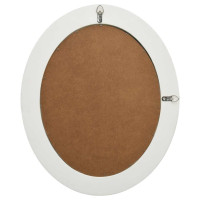 Produktbild för Väggspegel barockstil 50x60 cm vit