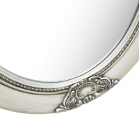 Produktbild för Väggspegel barockstil 50x60 cm silver