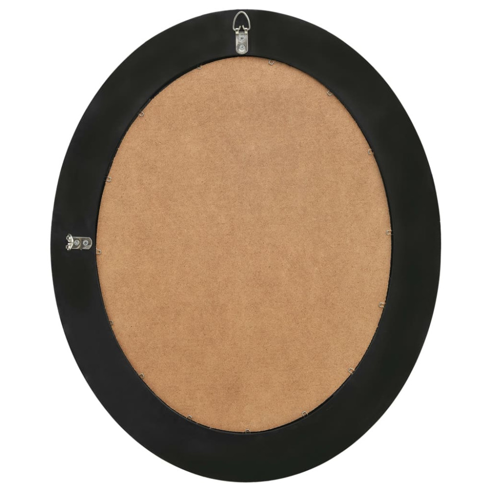 Produktbild för Väggspegel barockstil 50x60 cm svart