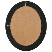 Produktbild för Väggspegel barockstil 50x60 cm svart