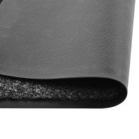 Produktbild för Dörrmatta tvättbar svart 90x150 cm