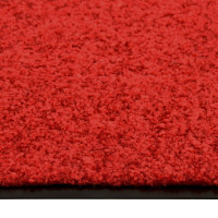 Miniatyr av produktbild för Dörrmatta tvättbar röd 60x180 cm