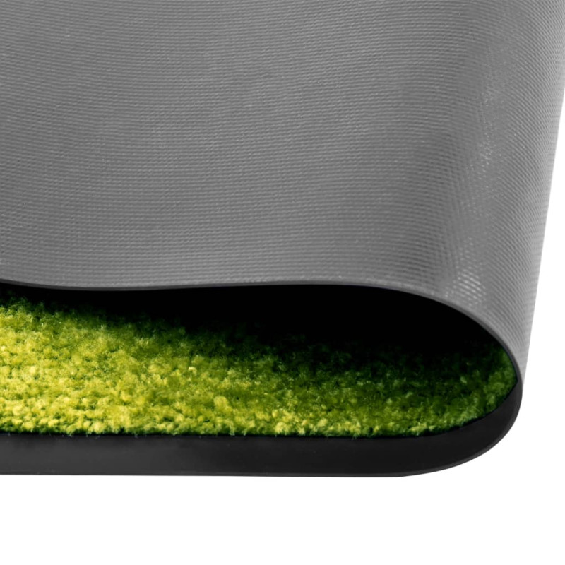 Produktbild för Dörrmatta tvättbar grön 40x60 cm