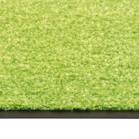 Produktbild för Dörrmatta tvättbar grön 60x90 cm