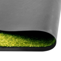 Produktbild för Dörrmatta tvättbar grön 60x180 cm