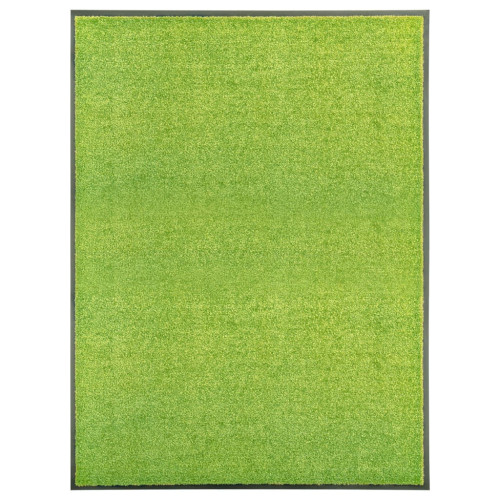 vidaXL Dörrmatta tvättbar grön 90x120 cm