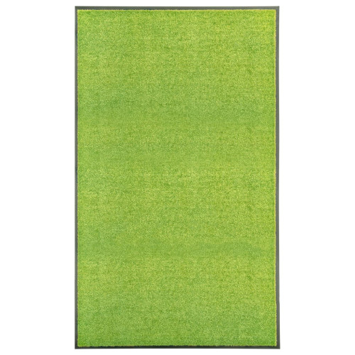vidaXL Dörrmatta tvättbar grön 90x150 cm