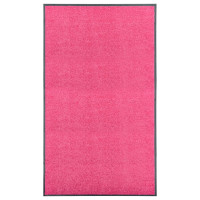 Miniatyr av produktbild för Dörrmatta tvättbar rosa 90x150 cm