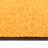 Produktbild för Dörrmatta tvättbar orange 60x90 cm