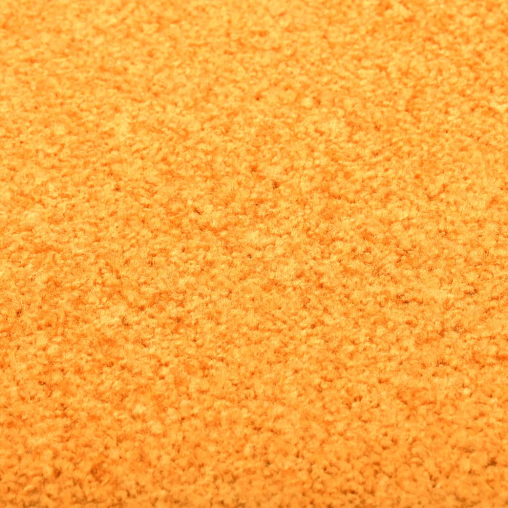Produktbild för Dörrmatta tvättbar orange 90x120 cm