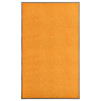 Miniatyr av produktbild för Dörrmatta tvättbar orange 90x150 cm