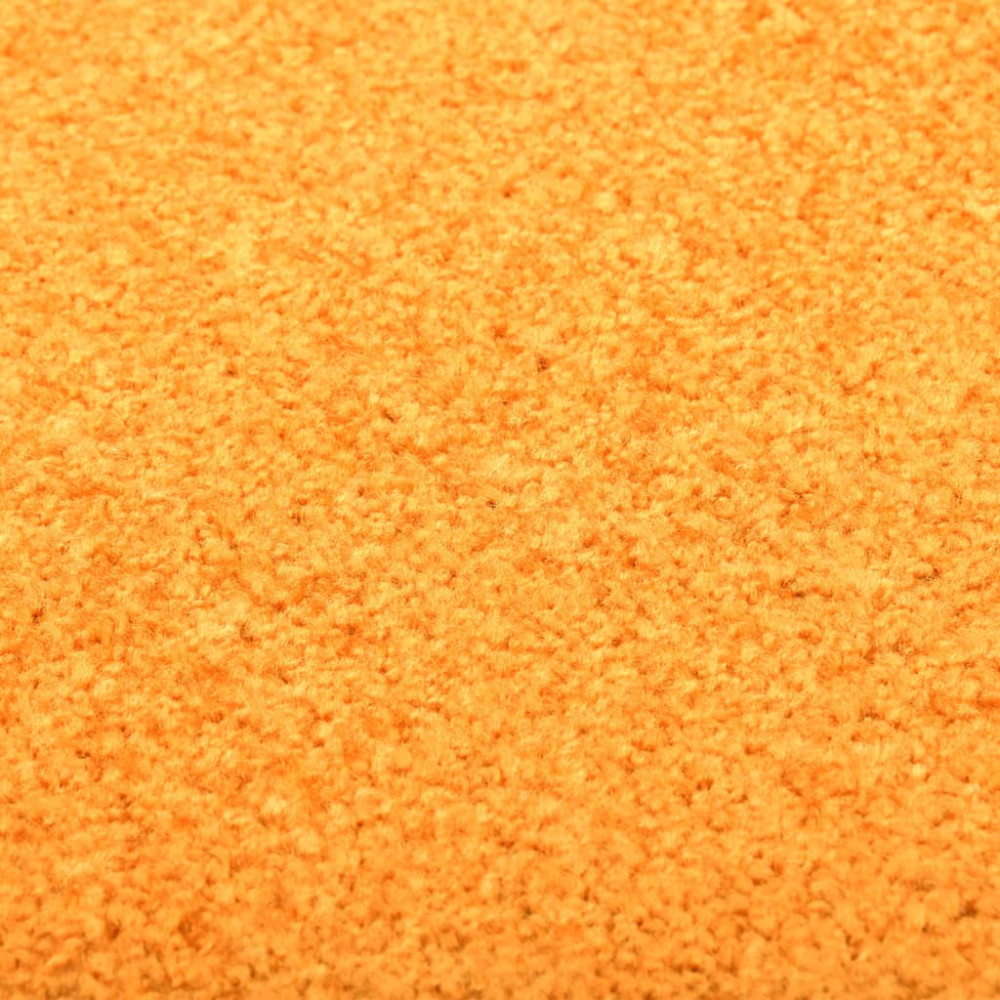Produktbild för Dörrmatta tvättbar orange 90x150 cm