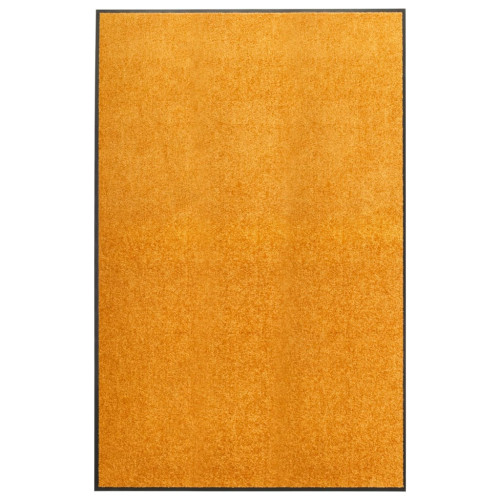vidaXL Dörrmatta tvättbar orange 120x180 cm
