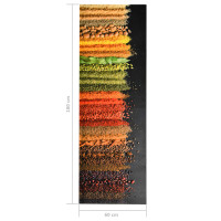 Produktbild för Köksmatta tvättbar kryddor 60x180 cm