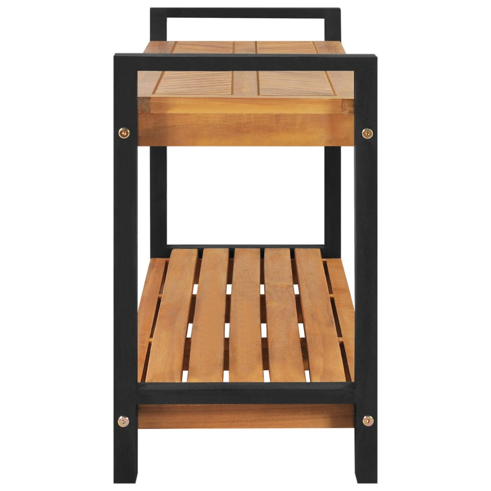 Produktbild för Bänk 120 cm massiv teak