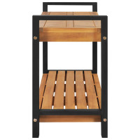 Produktbild för Bänk 120 cm massiv teak