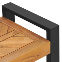 Produktbild för Bänk 120 cm massiv teak
