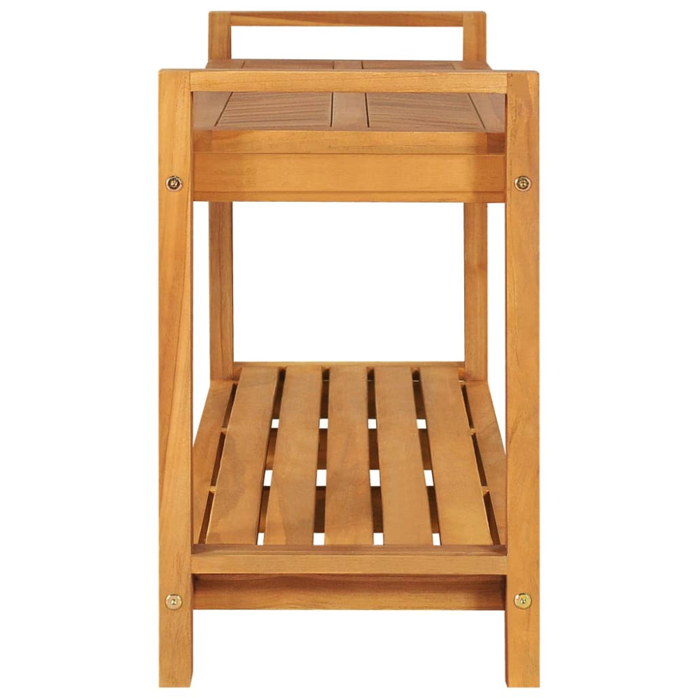 Produktbild för Bänk 120 cm massiv teak