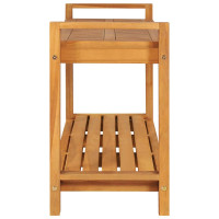 Produktbild för Bänk 120 cm massiv teak