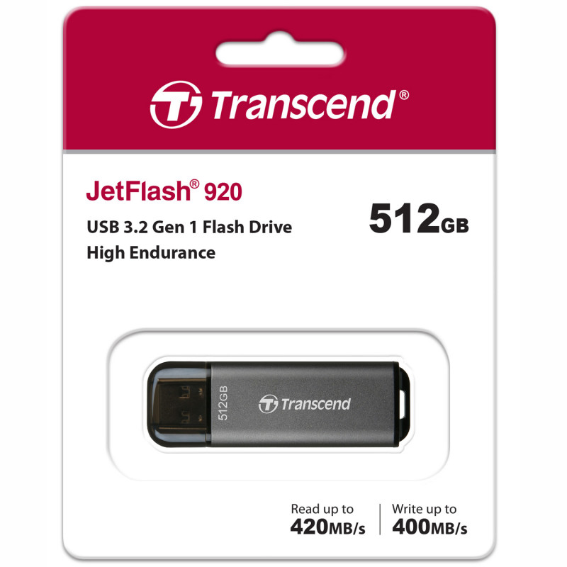 Produktbild för USB-minne JF920 USB3.2 Gen1 512GB (R420/W400)