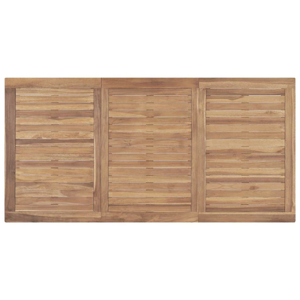Produktbild för Trädgårdsbord 160x80x77 cm massiv teak