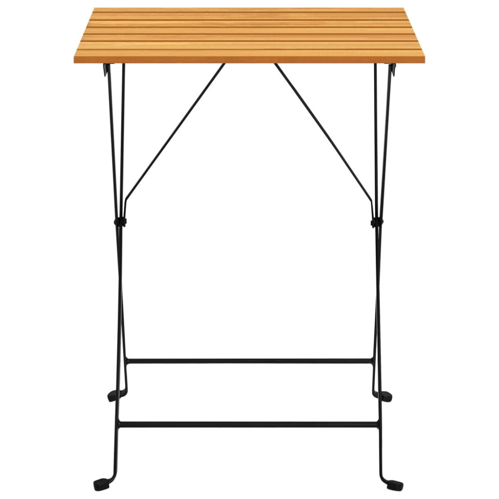 Produktbild för Cafébord 55x54x71 cm massivt akaciaträ