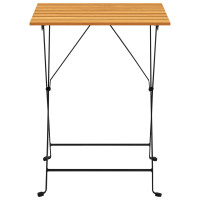 Produktbild för Cafébord 55x54x71 cm massivt akaciaträ
