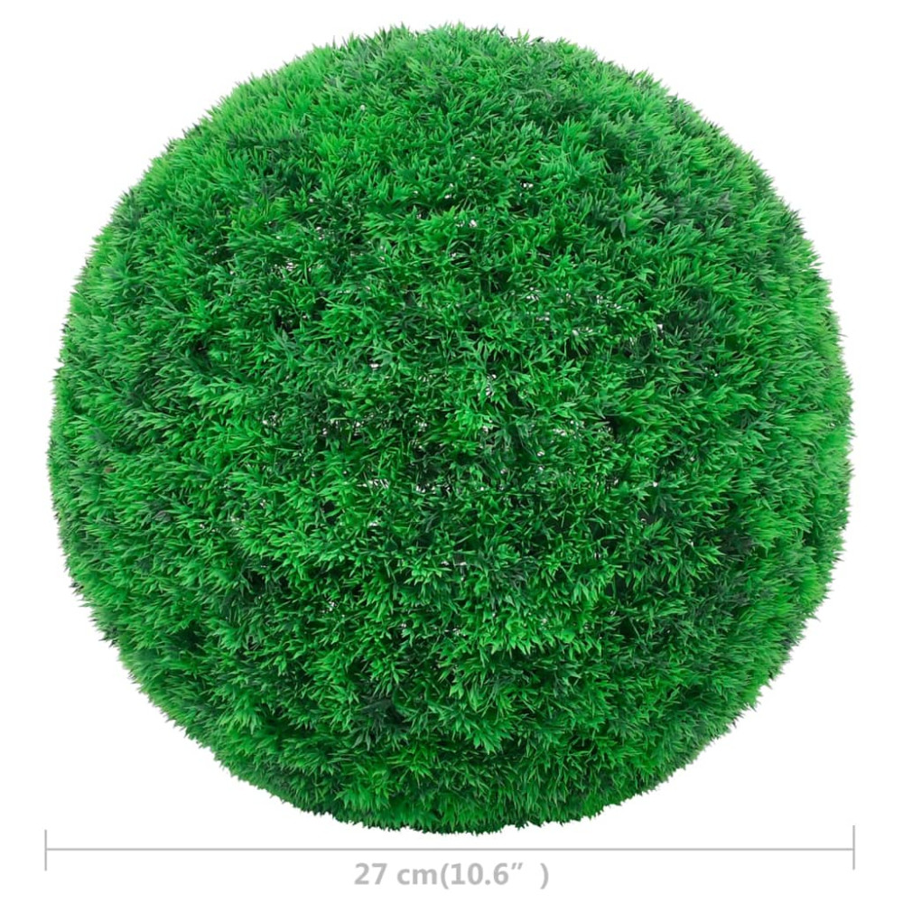 Produktbild för Konstgjorda buxbombollar 2 st 27 cm