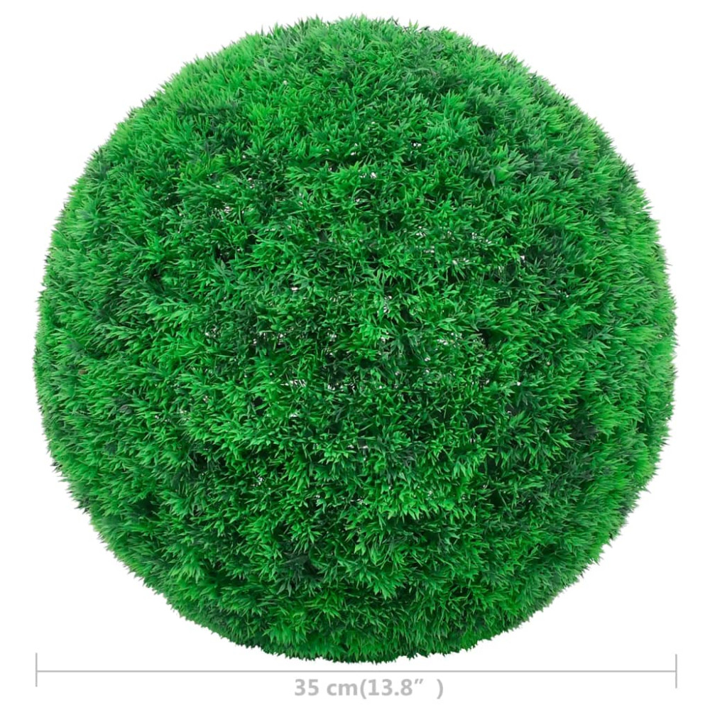 Produktbild för Konstgjorda buxbombollar 2 st 35 cm