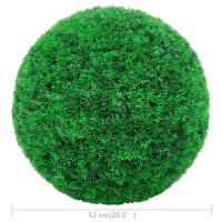 Produktbild för Konstgjorda buxbombollar 2 st 52 cm